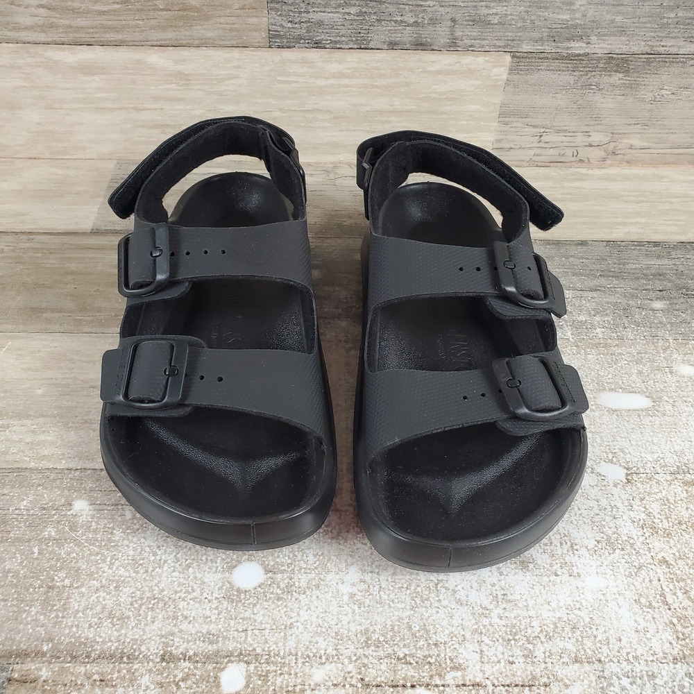 Birkenstock Mogami Terra Womens Sandals Sz 5 Apex Black Slip On Slingback View 2